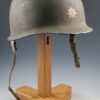 WWII US M1 Helmet named to Major Mortensen.