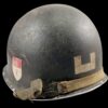 WWII US Army Corps of Engineers Captain's M1 Helmet 540th Engineer Combat Group.